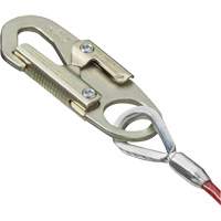 SA-5500-4 Shock Absorbing Lanyard, 4', Snap Hook Center, Snap Hook Leg Ends, Galvanized Steel Distribution Jean Lapalme