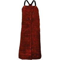 Tillman&reg; 3842 Cowhide Apron, Bib, 42" L, Brown Distribution Jean Lapalme
