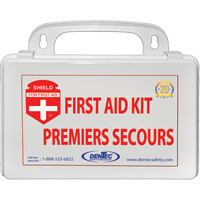 Trousse de premiers soins Shield, R&eacute;pond ou surpasse la norme CSA Z1220-24 type 1 individuelle, Personnel (1 travailleur) Distribution Jean Lapalme
