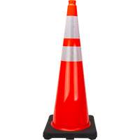 Premium Traffic Cone, 36", Orange, 4" & 6" Reflective Collar(s) Distribution Jean Lapalme