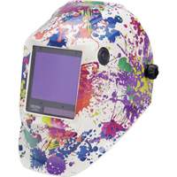 VIKING 3350 Creative Spark Welding Helmet, 3.74" L x 3.34" W View Area, 5 - 13 Shade Range Distribution Jean Lapalme