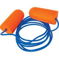 Bouchons d'oreilles en mousse, Paire - Sac en poly, Avec cordon Distribution Jean Lapalme