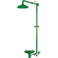 Laboratory Combination Shower with Open ABS Bowl, Wall-Mount Distribution Jean Lapalme