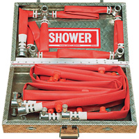 Douche de d&eacute;contamination portable &agrave; 16 buses, Conformit&eacute; Aucune Distribution Jean Lapalme
