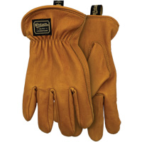 Gants r&eacute;sistants &agrave; la coupe The Duke 597CR, Taille Moyen, Enveloppe en Cuir de vache/Para-aramide/Polyester/Acier inoxydable, ASTM ANSI niveau A5 Distribution Jean Lapalme