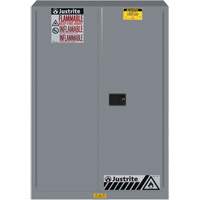 Sure-Grip&reg; EX Flammable Cabinet, 45 gal., 2 Door, 43" W x 65" H x 18" D Distribution Jean Lapalme