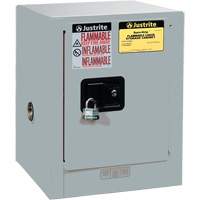 Sure-Grip&reg; EX Countertop Flammable Cabinet, 4 gal., 1 Door, 17" W x 22" H x 17" D Distribution Jean Lapalme