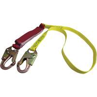 External Energy Absorber Lanyard with 3/4" Hook, 6', Snap Hook Center, Snap Hook Leg Ends, Polyester Distribution Jean Lapalme