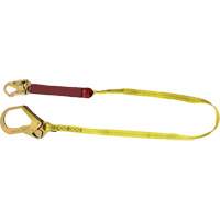 External Energy Absorber Lanyard with 2-1/4" Hook, 6', Snap Hook Center, Snap Hook Leg Ends, Polyester Distribution Jean Lapalme