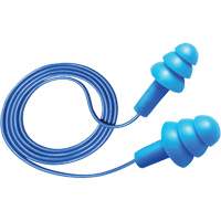 Hush 50-25 Reusable Metal Detectable Earplugs, Corded, One-Size, Bulk - Box, 25 NRR dB Distribution Jean Lapalme