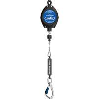 Self-Retracting Lifeline, 20', Galvanized Steel, Swivel Distribution Jean Lapalme