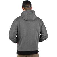 Chandail &agrave; capuchon chauffant M12 (chandail seulement), Hommes, Moyen, Gris, Poly-coton Distribution Jean Lapalme