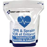 9-Piece CPR & Sprains Refill Pack for Emergency Response First Aid Kit Distribution Jean Lapalme