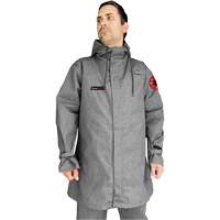 Manteau CoreMAX FR 35" avec capuchon attach&eacute;, Petit, Gris Distribution Jean Lapalme