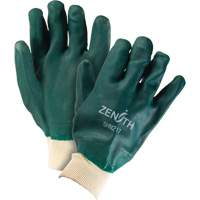 Gants verts &agrave; double enduit, 10" lo, PVC, Doublure en Jersey de coton, 70 mils Distribution Jean Lapalme