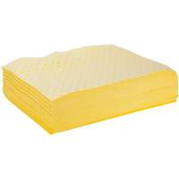 Bonded Sorbent Pads, Hazmat, 15" x 19", 8 gal. Absorbancy Distribution Jean Lapalme