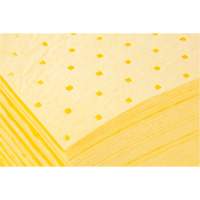 Bonded Sorbent Pads, Hazmat, 15" x 19", 8 gal. Absorbancy Distribution Jean Lapalme