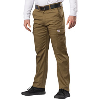 Pantalon cargo Big Flex, Poly-coton/Spandex, Vert olive militaire, Taille 46, Entrejambe 30 Distribution Jean Lapalme