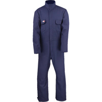 Westex UltraSoft&reg; Welder's Coverall - Regular, Size Small, Navy Blue Distribution Jean Lapalme