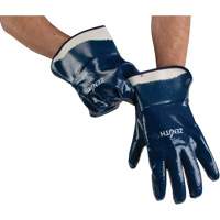 Gants &agrave; poignet de s&eacute;curit&eacute; de poids lourd, 11/2T-Grand, R&ecirc;vetement Nitrile, Enveloppe en Coton Distribution Jean Lapalme