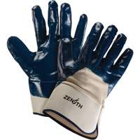 Gants &agrave; poignet de s&eacute;curit&eacute; de poids lourd, 11/2T-Grand, R&ecirc;vetement Nitrile, Enveloppe en Coton Distribution Jean Lapalme
