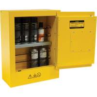 Mini Flammable Safety Cabinet, 2 Gal., 1 Door, 17" W x 22" H x 8" D Distribution Jean Lapalme
