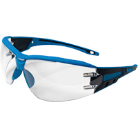 Lunettes de s&eacute;curit&eacute; sans monture Captain d&eacute;tectables par d&eacute;tecteur de m&eacute;taux, Lentille Transparent, Antibu&eacute;e/Anti-&eacute;gratignures, ANSI Z87+/R&eacute;pond ou surpasse la norme CSA Z94.3 Distribution Jean Lapalme