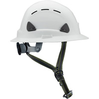 Casque Fibre Metal de style escalade avec bordure compl&egrave;te, R&eacute;pond aux normes CSA type 2, Suspension Rochet, Ventil&eacute; Distribution Jean Lapalme