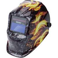 VIKING 1740 Ignition Auto-Darkening Welding Helmet, 3.78" L x 1.67" W View Area, 9 - 13 Shade Range Distribution Jean Lapalme