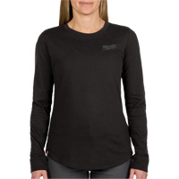 T-shirt hybride &agrave; manches longues FREEFLEX, Femmes, T-petit, Noir Distribution Jean Lapalme