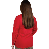 T-shirt &agrave; manches longues avec logo GRIDIRON, Femmes, T-petit, Rouge Distribution Jean Lapalme