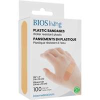 Bandages hydrofug&eacute;s, Rectangulaire/carr&eacute;e, 3", Plastique, St&eacute;rile Distribution Jean Lapalme