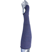 Manchette ASP &agrave; 2 plis avec trou pour pouce ECO Series Kut Gard, Aramide, 14", ASTM ANSI niveau A3, Mauve Distribution Jean Lapalme