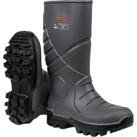 Bottes de s&eacute;curit&eacute; int&eacute;grales Boss avec semelle interm&eacute;diaire et prot&egrave;ge-m&eacute;tatarse interne, Polyur&eacute;thane thermique, Embout Acier, Semelle R&eacute;sistant aux perforations, Pointure 6 Distribution Jean Lapalme