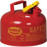 Safety Can for Flammables, Type I, Galvanized Steel, 2.5 US gal., Red, FM Approved/UL/ULC Listed Distribution Jean Lapalme