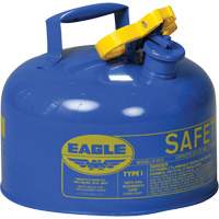 Safety Can for Kerosene, Type I, Galvanized Steel, 2.5 US gal., Blue, FM Approved/UL/ULC Listed Distribution Jean Lapalme