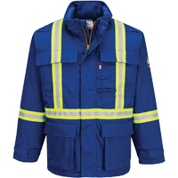 Parka dhiver isol&eacute;e 88/12 Bizflame, Bleu, Petit Distribution Jean Lapalme