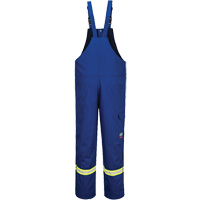 Pantalon &agrave; bavette isol&eacute; 88/12 Bizflame, Coton/Nylon, Petit, Bleu Distribution Jean Lapalme
