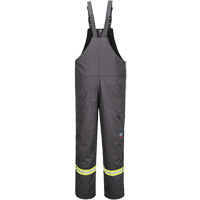 Pantalon &agrave; bavette isol&eacute; 88/12 Bizflame, Coton/Nylon, Petit, Gris Distribution Jean Lapalme