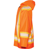 R804 Hurricane Rain Jacket, Small, High Visibility Orange Distribution Jean Lapalme