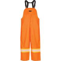 R805 Hurricane Bib Pants, Small, High Visibility Orange Distribution Jean Lapalme