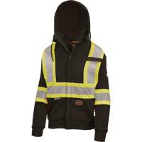 Heavyweight Safety Hoodie, Women's, X-Small, Black Distribution Jean Lapalme