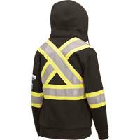 Heavyweight Safety Hoodie, Women's, X-Small, Black Distribution Jean Lapalme