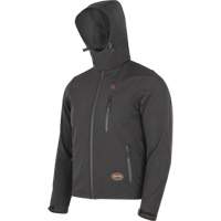 Heated Soft-Shell Jacket, Men's, Small, Black Distribution Jean Lapalme