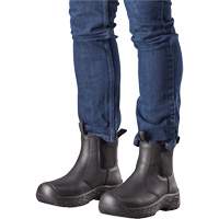 Ice Crew Men's Safety Boots, Leather, Puncture Resistant Sole, Size 7 Distribution Jean Lapalme