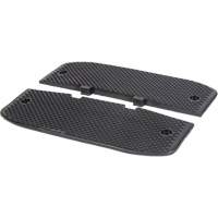 Speed Hump End Caps, Rubber, 3' L x 20" W x 2" H Distribution Jean Lapalme