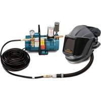 1-Worker MAXSHIELD&reg; Supplied Air Shield & Flip-Front Welding System Distribution Jean Lapalme