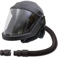 DEFENDER Supplied Air Respirator Shield & Helmet with No Flow Valve, Universal, Facepiece Distribution Jean Lapalme