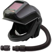 DEFENDER Supplied Air Respirator Shield & Flip-Front Welding Helmet with ADF & Cooler, Universal, Facepiece Distribution Jean Lapalme