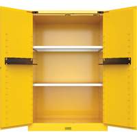 Utili-Guard+ Flammable Safety Cabinet, 45 gal., 2 Door, 43" W x 65" H x 22" D Distribution Jean Lapalme